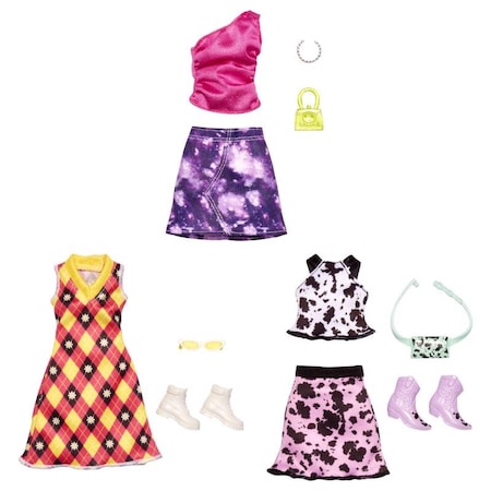 Barbie Barbie Barbie Fashions and Accessories Assortment GWC27